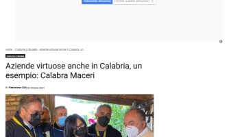 Aziende virtuose anche in Calabria, un esempio: Calabra Maceri 